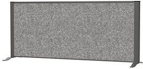 MAUL Akustik-Tischtrennwand MAULconnecto 9851289, dunkelgrau 120,0 x 50,0 cm