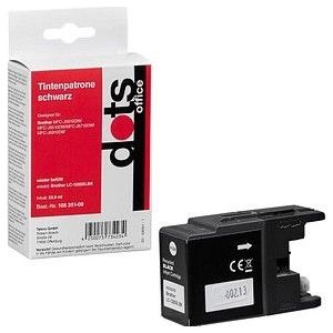 dots  schwarz Druckerpatrone kompatibel zu brother LC-1280XLBK