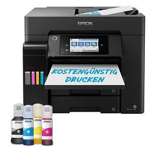 EPSON EcoTank ET-5855 4 in 1 Tintenstrahl-Multifunktionsdrucker schwarz