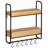 WENKO Wandregal Loft braun 48,0 x 15,0 x 52,0 cm