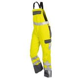 KÜBLER® unisex Warnschutz-Latzhose PSA SAFETY X7 warngelb, anthrazit Größe 46