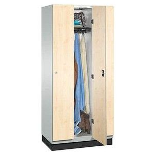 CP Spind Cambio lichtgrau, birke 45100-30 S10123, 3 Schließfächer 90,0 x 52,5 x 198,0 cm