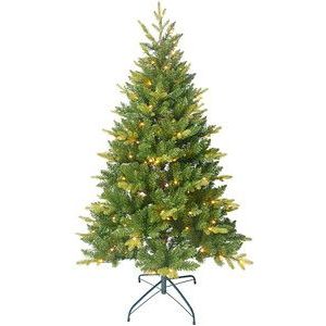 Idena Weihnachtsbaum mit LED Lichterkette grün