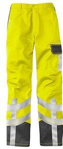 KÜBLER® unisex Warnschutzhose PSA SAFETY X7 warngelb, anthrazit Größe 28