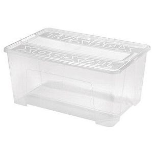 TEX Aufbewahrungsbox transparent 38,0 x 57,0 x 27,2 cm