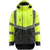 MASCOT® unisex Warnjacke Harlow gelb, schwarz Größe XL