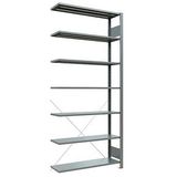 SCHULTE Anbau-Schwerlastregal MULTIplus 150 17734 silber 100,0 x 30,0 x 230,0 cm