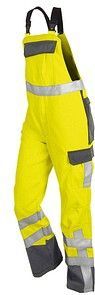 KÜBLER® unisex Warnschutz-Latzhose PSA SAFETY X7 warngelb, anthrazit Größe 58