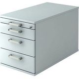 HAMMERBACHER Solid TC30 Rollcontainer lichtgrau 4 Auszüge 42,8 x 80,0 x 51,2 cm