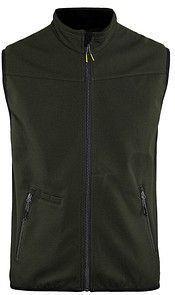 BLAKLÄDER® unisex Softshellweste 3850 olive, schwarz Größe L