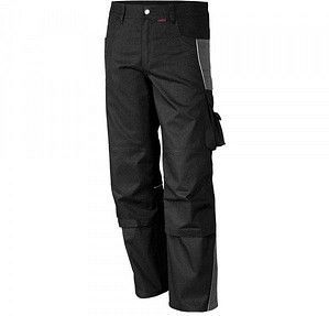 QUALITEX® Herren Arbeitshose „pro mg 245“ schwarz/grau Größe 54