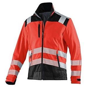 KÜBLER® unisex Warnjacke REFLECTIQ rot, schwarz Größe XS