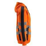 MASCOT® unisex Warnschutz-Langarmshirt Corby orange, schwarzblau Größe 3XL