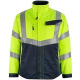 MASCOT® unisex Warnjacke Oxford  gelb, schwarzblau Größe XL