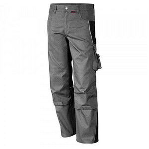 QUALITEX® Herren Arbeitshose „pro mg 245“ grau/schwarz Größe 52
