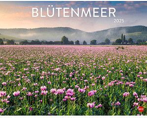 Heye Monats-Wandkalender Blütenmeer 2025