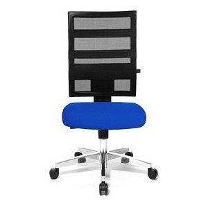 Topstar Bürostuhl X-Pander, 9590T380 Stoff blau, Gestell alu