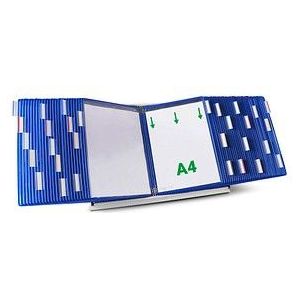 tarifold Sichttafelsystem 434601 DIN A4 blau mit 60 St. Sichttafeln