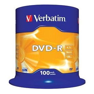 100 verbatim DVD-R 4,7 GB