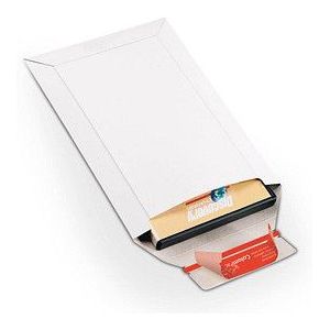 20 ColomPac® Kartonversandtaschen weiß für DIN A5