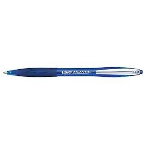 BIC Kugelschreiber ATLANTIS Soft blau/transparent, Schreibfarbe: blau, 1 St.