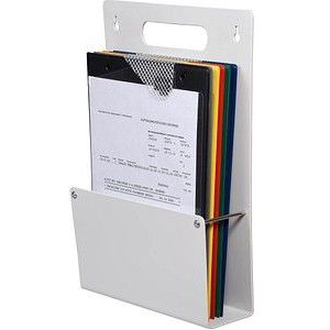 EICHNER Wandprospekthalter grau DIN A4