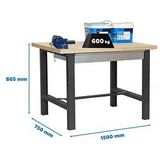 Simonrack Werkbank SIMONWORK BT6 BOX anthrazit 1 Schublade 150,0 x 75,0 x 86,5 cm