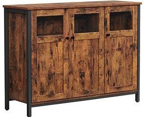 VASAGLE Sideboard, LSC099B01V1 braun 100,0 x 35,0 x 75,0 cm