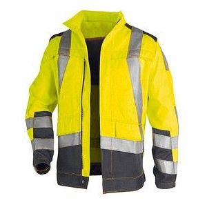 KÜBLER® unisex Warnjacke PSA SAFETY X7 warngelb, anthrazit Größe 29