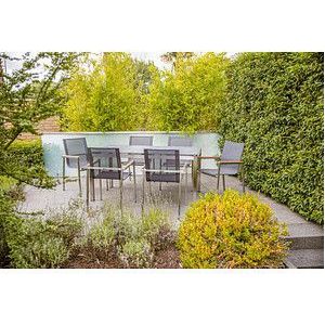 greemotion Sitzgruppe Boston 2, silber Textilene, Metall, 7-teilig