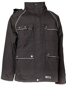 PLANAM® unisex Parka CANVAS 320 schwarz Größe 2XL