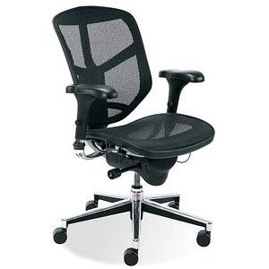Nowy Styl Bürostuhl Enjoy Stoff schwarz, Gestell chrom