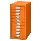 BISLEY MultiDrawer™ L2910 Schubladenschrank orange 10 Schubladen 27,8 x 38,0 x 59,0 cm