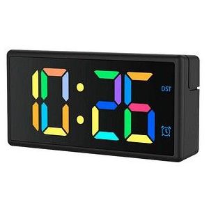 hama digitaler Wecker Ibiza schwarz Kunststoff 15,0 x 7,5 cm