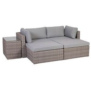 greemotion Loungegruppe Palma grau Kunststoff, Metall, 13-teilig