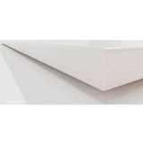 BISLEY Tischplatte lichtgrau rechteckig 140,0 x 80,0 x 2,5 cm