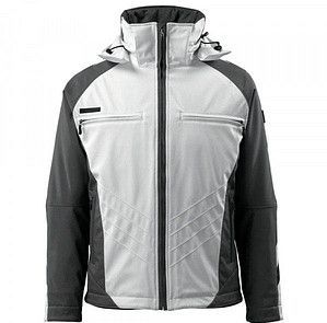 MASCOT® Herren Softshelljacke "DARMSTADT" Unique weiß, anthrazit Größe M