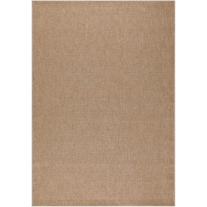 Buitenkleed | Dhaka | Geruit | Beige | 280x370 cm | Buitentapijt | Tuintapijt