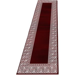 Modern Vloerkleed | Tapijt | Parma | Framed | Rood | 80x300 cm