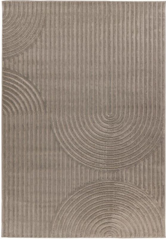 Japandi Vloerkleed | Tapijt | Viva | Zilver | 120x170 cm