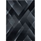 Modern Vloerkleed | Tapijt | Costa | Geometrisch | Zwart | 160x230 cm