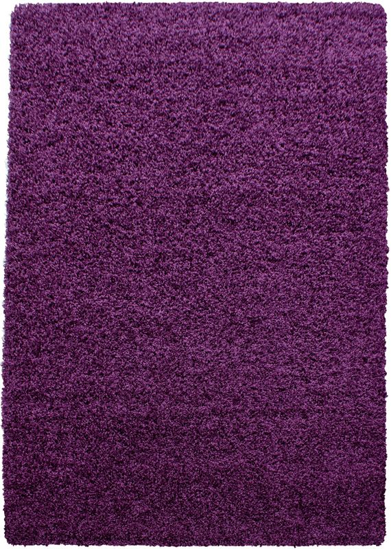 Hoogpolig Vloerkleed | Shaggy | Life | Lila | 160x230 cm