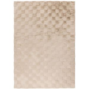 Zacht Hoogpolig Vloerkleed | Tapijt | Soul | Beige | 80x150 cm