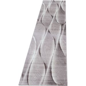 Modern Vloerkleed | Tapijt | Parma | Organisch | Bruin | 80x300 cm