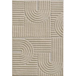 Japandi Vloerkleed | Tapijt | Art | Beige | 160x230 cm