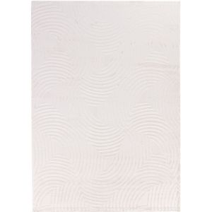 Japandi Vloerkleed | Tapijt | Sahara | Bogen | Crème | 280x370 cm