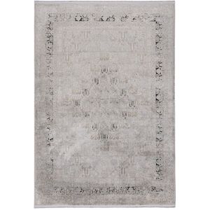 Hoogpolig Vloerkleed | Tapijt | Diamond | Klassiek | Zilver | 200x290 cm