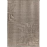 Japandi Vloerkleed | Tapijt | Viva | Zilver | 80x150 cm