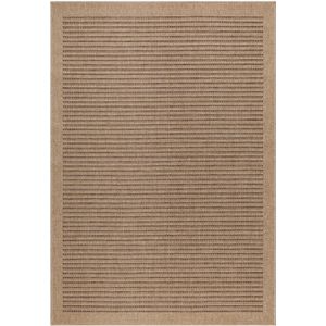 Buitenkleed - Dhaka Gestreept - Zwart - 140x200 cm