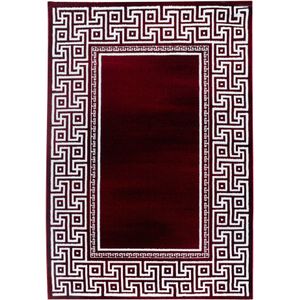 Modern Vloerkleed | Tapijt | Parma | Framed | Rood | 280x370 cm